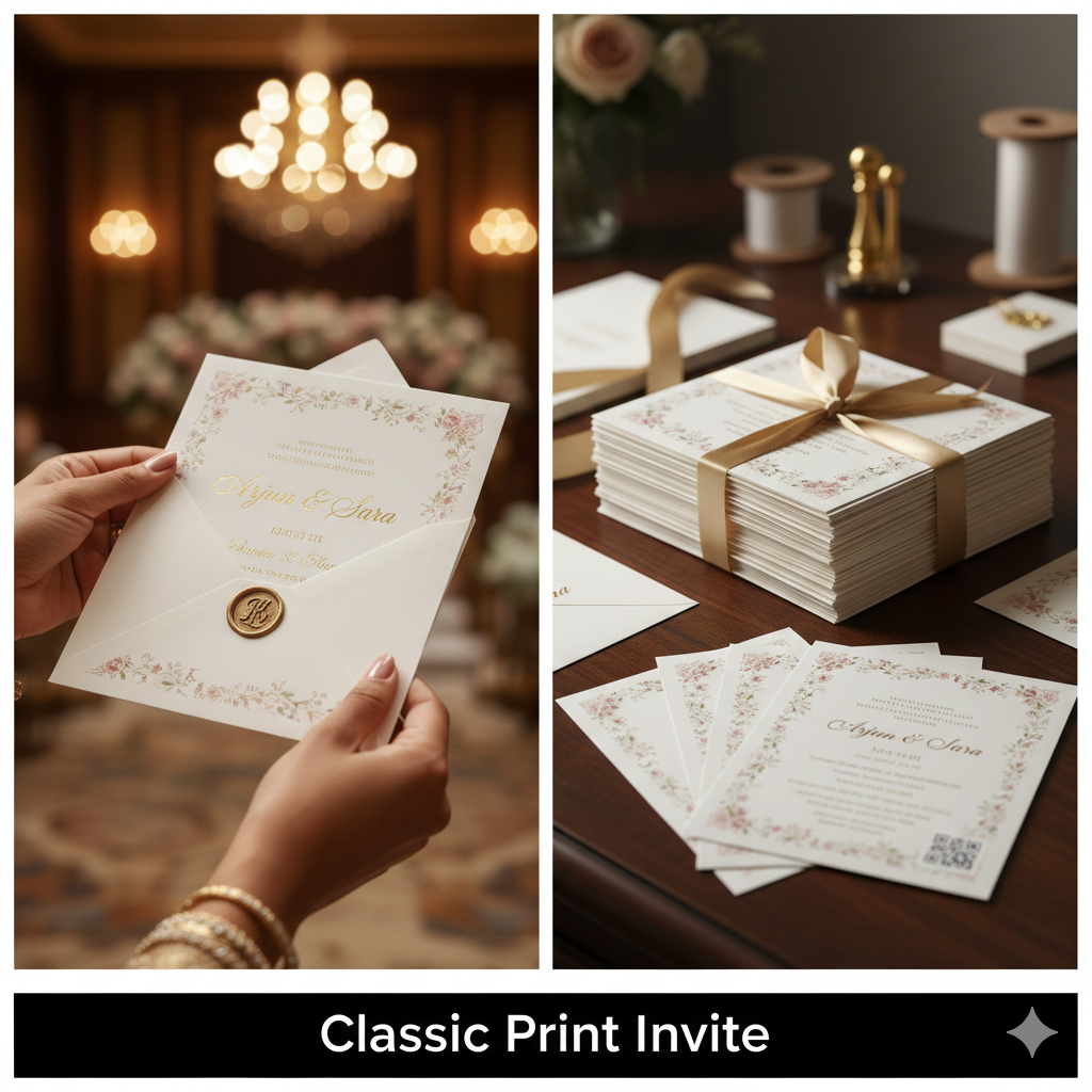 Classic Print Invite - 100 invites
